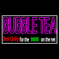 Pink Double Stroke Bubble Tea Neonskylt