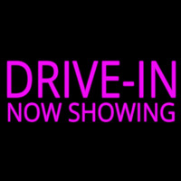 Pink Drive In Now Showing Neonskylt