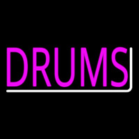 Pink Drums Neonskylt