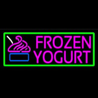 Pink Frozen Yogurt Neonskylt