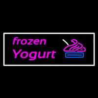 Pink Frozen Yogurt Neonskylt