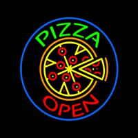 Pizza Open Neonskylt