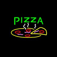 Pizza Restaurang Neon Öppet Skylt