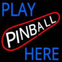 Play Pinball Herw Neonskylt