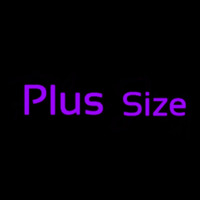 Plus Size Neonskylt