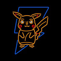Pokeman Go Pikachu Neonskylt