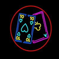 Poker Cards 1 Neonskylt