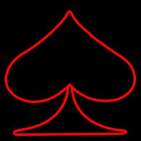 Poker Symbol Neonskylt