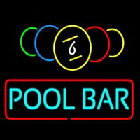 Pool Bar Neonskylt