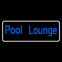 Pool Lounge With White Border Neonskylt