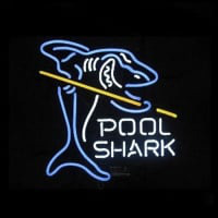 Pool Shark Butik Öppet Neonskylt