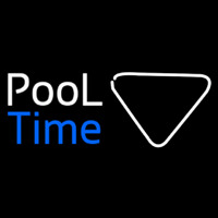 Pool Time With Billiard Neonskylt