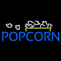 Popcorn Logo Neonskylt