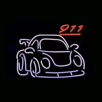 Porsche 911 Gt2 Car Dealer Öl Bar Neonskylt