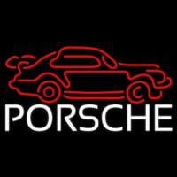 Porsche Car Neonskylt