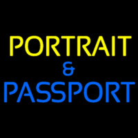 Portrait And Passport Neonskylt