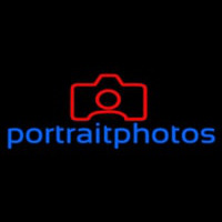 Portrait Photo With Camera Neonskylt
