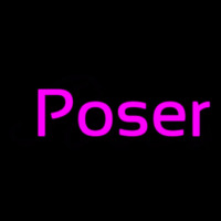 Poser Neonskylt