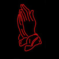 Praying Hands Neonskylt