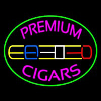 Premium Cigars Logo Neonskylt