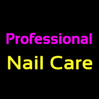 Professional Nail Care Neonskylt
