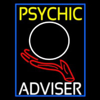 Psychic Adviser Crystal Logo Neonskylt