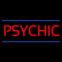 Psychic Blue Lines Neonskylt