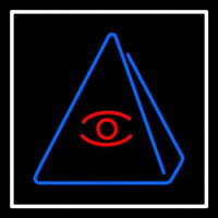 Psychic Eye Pyramid Neonskylt