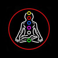 Psychic Health With Red Border Neonskylt