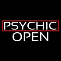 Psychic Red Border Open Neonskylt