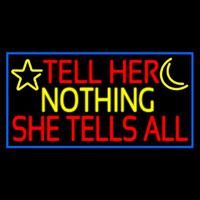 Psychic Tell Her Nothing She Tells All Neonskylt