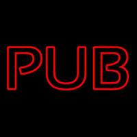 Pub Red Neonskylt