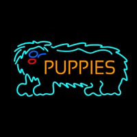 Puppies With Logo Neonskylt
