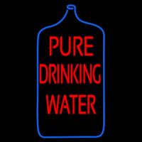 Pure Drinking Water Neonskylt