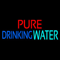 Pure Drinking Water Neonskylt