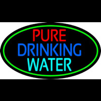 Pure Drinking Water Neonskylt