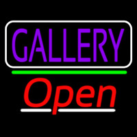 Purle Gallery With Open 3 Neonskylt