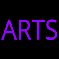 Purple Arts Neonskylt