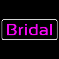 Purple Bridal Cursive Neonskylt