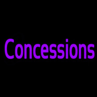 Purple Concessions Neonskylt