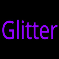 Purple Glitter Neonskylt
