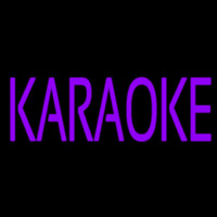 Purple Karaoke Block 1 Neonskylt