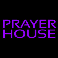 Purple Prayer House Neonskylt