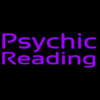 Purple Psychic Reading Neonskylt