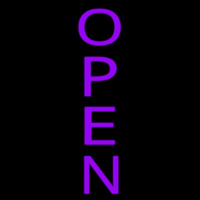 Purple Vertical Neonskylt