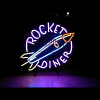 ROCKET DINER Neonskylt