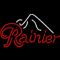 Rainier Ice Mountain Beer Sign Neonskylt