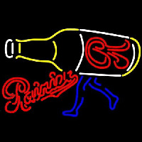 Rainier Walking R Bottle Beer Sign Neonskylt