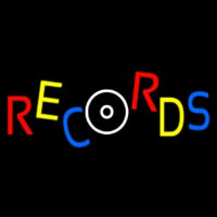 Records Block 1 Neonskylt