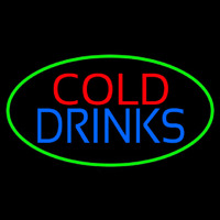 Rectangle Cold Drinks Neonskylt